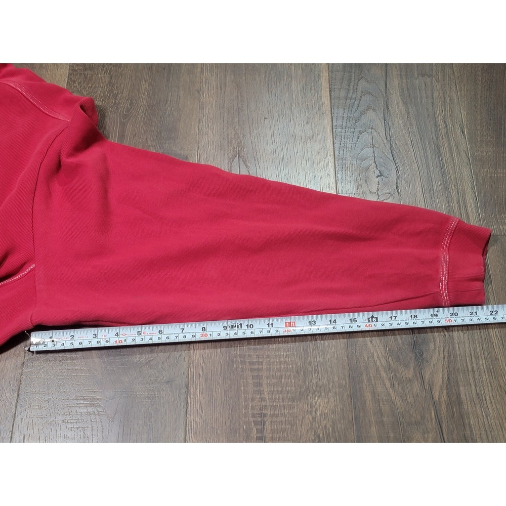 Tommy Bahama Mens 3XT Red 1/4 Zip Ribbed Cotton Pullover Marlin Logo Sweatshirt - Picture 3 of 12